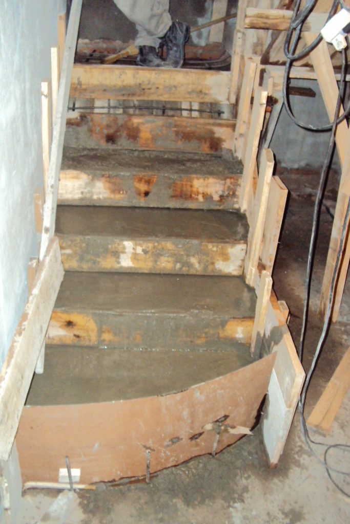 escaleras de dos tramos